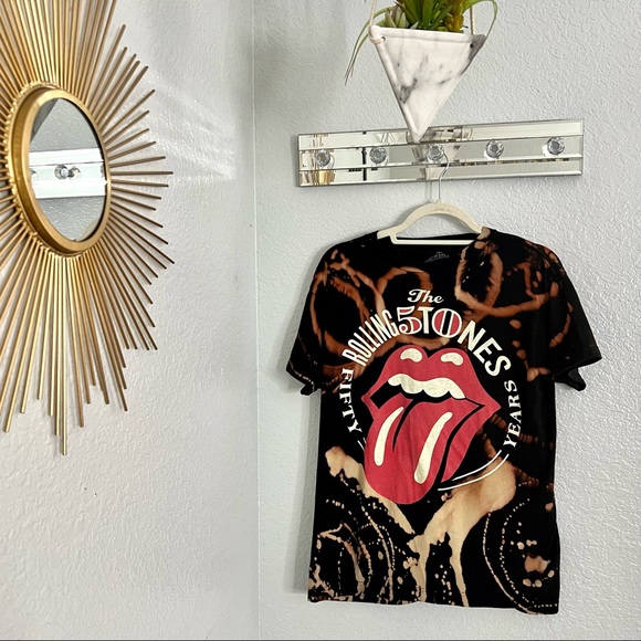 Original Vintage “The Rolling Stones” 2013 Concert Tye Dye T Shirt Size Medium - Picture 8 of 16